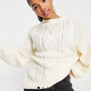 Brave Soul ASOS Oversized Swearer Cozy Cableknit Sweater
